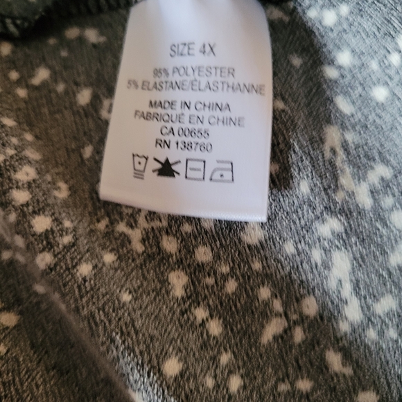 (4X) Black Midi Dress - Picture 4 of 7